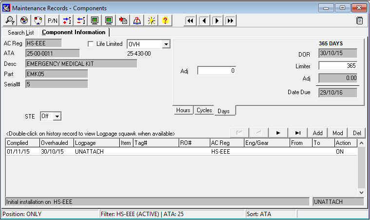 screenshot of MX System